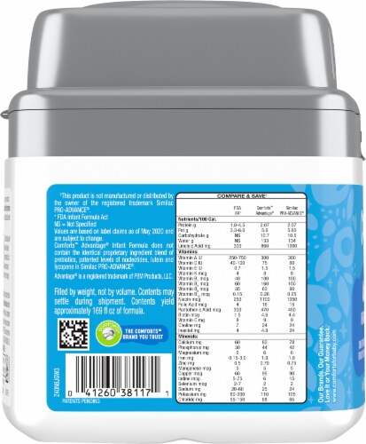 Comforts™ Advantage® Milk-Based Infant Formula Powder With Iron Perspective: left