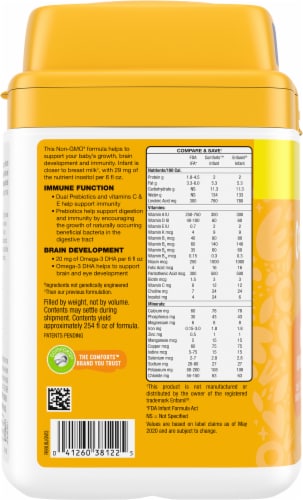 Comforts™ Infant Milk-Based Infant Formula Powder With Iron Perspective: left