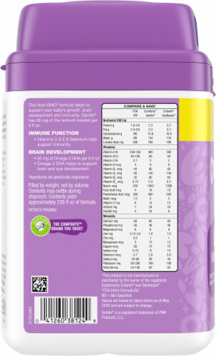 Comforts™ Gentle Milk-Based Infant Formula Powder with Iron Perspective: left