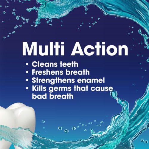 Kroger® Fluoride Mouthwash Refreshing Mint Alcohol Free Perspective: left