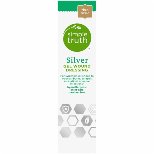 Simple Truth™ Silver Gel Wound Dressing Perspective: left