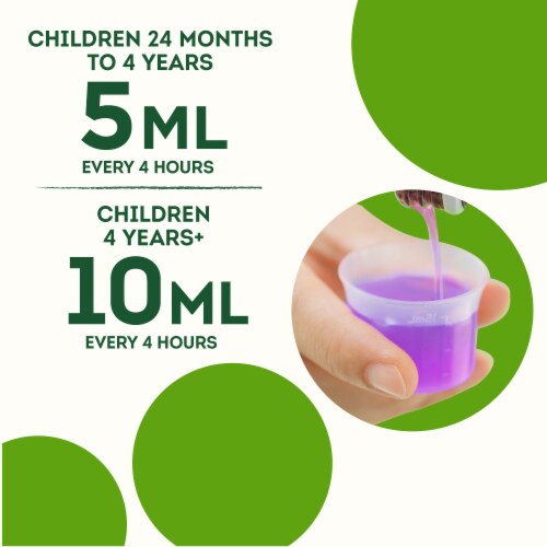 Simple Truth™ Children's Grape Daytime Cough and Mucus Relief Syrup Perspective: left