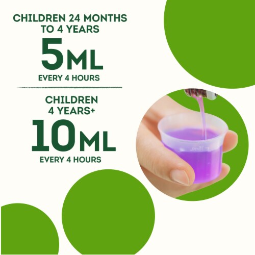 Simple Truth™ Children's Grape Nighttime Cough and Mucus Relief Syrup Perspective: left