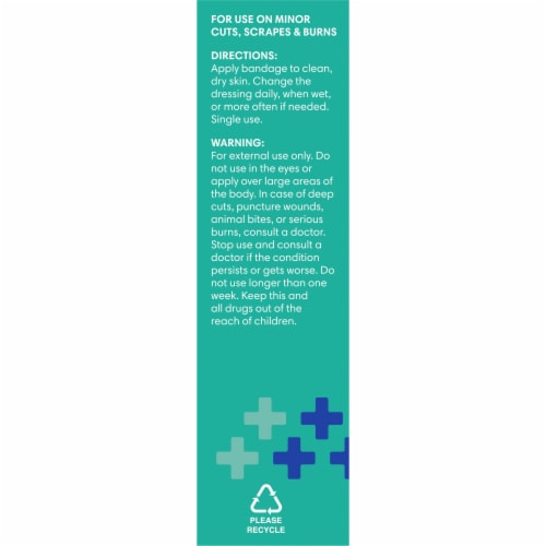 Kroger® Advanced Antibacterial Flexible Fabric Assorted Sizes Bandages Perspective: left