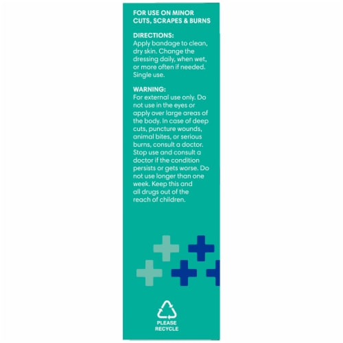Kroger® Advanced Antibacterial Fabric Bandages Assorted Sizes Perspective: left