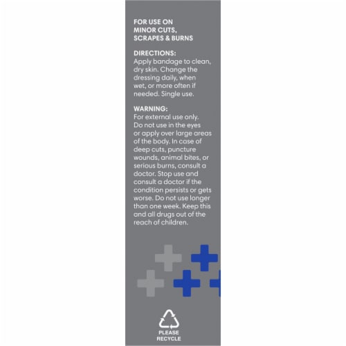 Kroger® Advanced Antibacterial Strong Strips Bandages Perspective: left