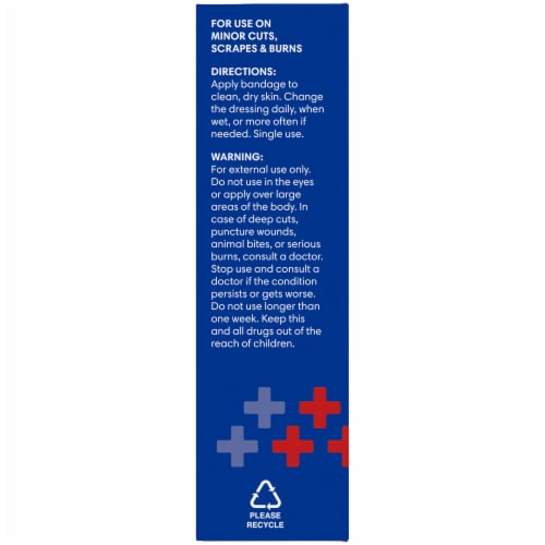 Kroger® Antibacterial Sheer Bandages Perspective: left