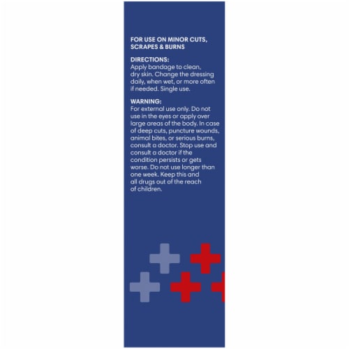 Kroger® Antibacterial Sterile Sheer Adhesive Pads Perspective: left