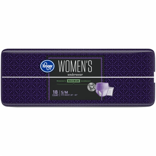 Kroger® Small/Medium Maximum Absorbency Women's Incontinence Underwear Perspective: left