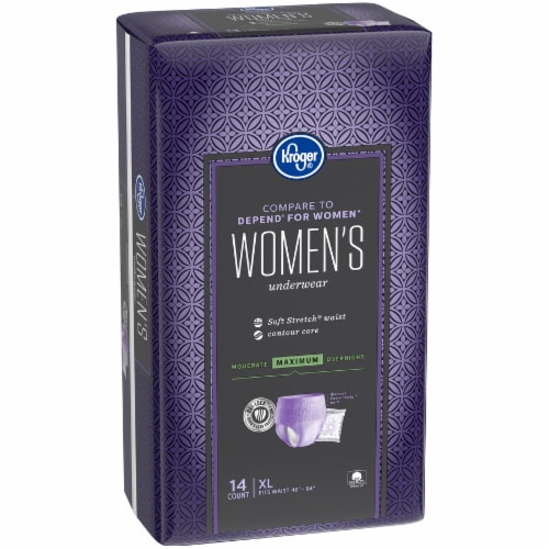 Kroger® Women's Extra Large Maximum Absorbency Incontinence Underwear Perspective: left