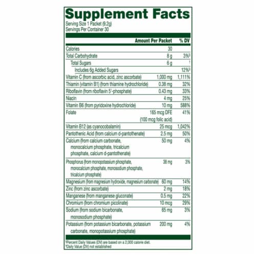 Simple Truth™ Raspberry Flavored Effervescent Vitamin C Powder Blend Packets Perspective: left