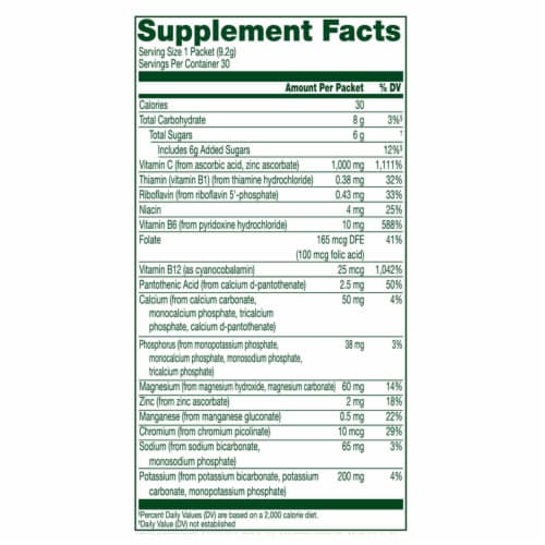 Simple Truth® Orange Flavored Effervescent Vitamin C Powder Packets Perspective: left