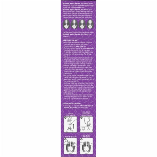 Kroger® Foam Hair Regrowth Treatment for Women Perspective: left