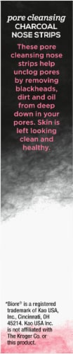 Kroger® Cleanse Charcoal Pore Cleansing Nose Strips Perspective: left