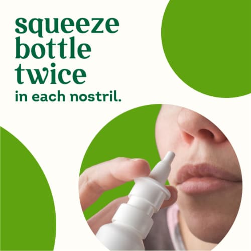 Simple Truth™ Saline Nasal Spray with Aloe Perspective: left