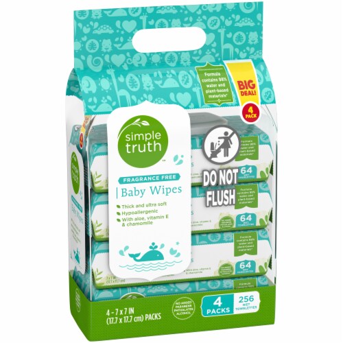 Simple Truth® Fragrance Free Baby Wipes BIG DEAL! Perspective: left