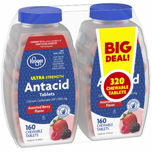 Kroger® Antacid Tab Ultra Assorted Berries BIG Deal! Perspective: left