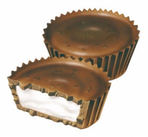 Boyer® Milk Chocolate Mallo Cup® Giant Size Perspective: left