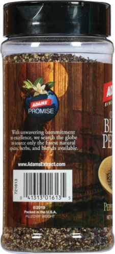 Adams Coarse Black Pepper Perspective: left