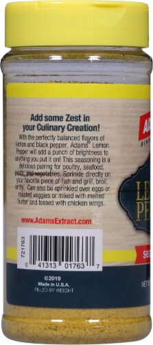 Adams® Lemon Pepper Seasoning Perspective: left