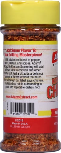 Adams® Kicked-up Chicken Seasoning Perspective: left