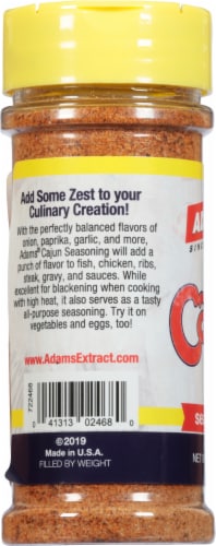 Adams® Cajun Seasoning Perspective: left