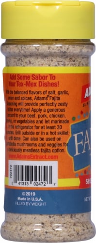 Adams® Beef Fajita Seasoning Perspective: left