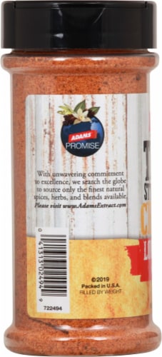 Adams® Low N' Slow Texas Style Smoked Chicken Rub Perspective: left