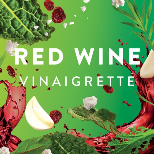 Wish-Bone® Red Wine Vinaigrette Salad Dressing Perspective: left