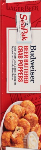 SeaPak Budweiser Beer Battered Crab Poppers Perspective: left