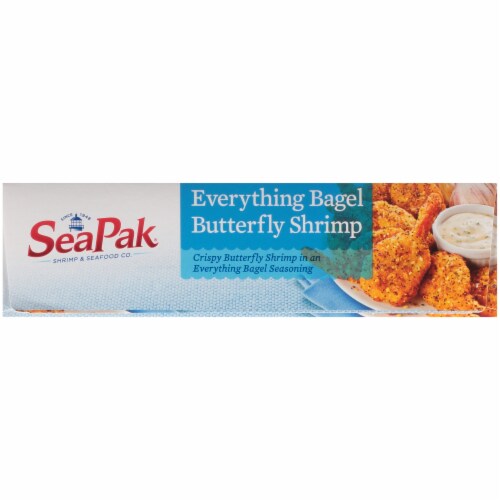 SeaPak® Everything Bagel Butterfly Shrimp Perspective: left