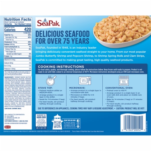 SeaPak® Shrimp Scampi Family Size Perspective: left