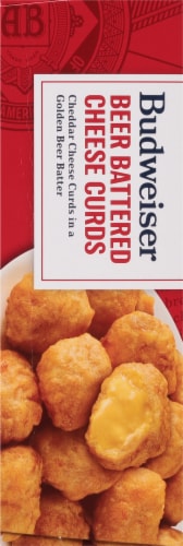 Budweiser Beer Battered Cheese Curds Perspective: left