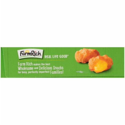 Farm Rich Breaded Cheddar Cheese Curds Perspective: left
