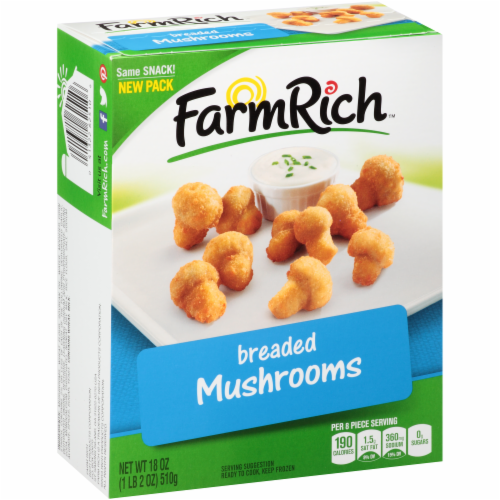 Farm Rich Breaded Mushrooms Perspective: left