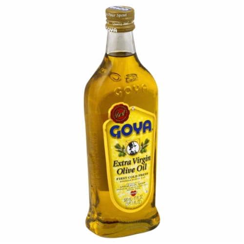 Goya Extra Virgin Olive Oil Perspective: left
