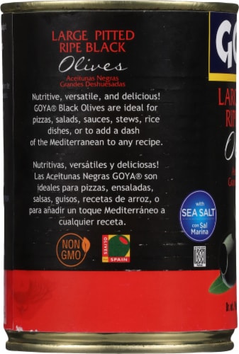 Goya® Pitted Black Olives Perspective: left