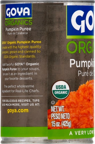 Goya® Organics® Pumpkin Puree Perspective: left