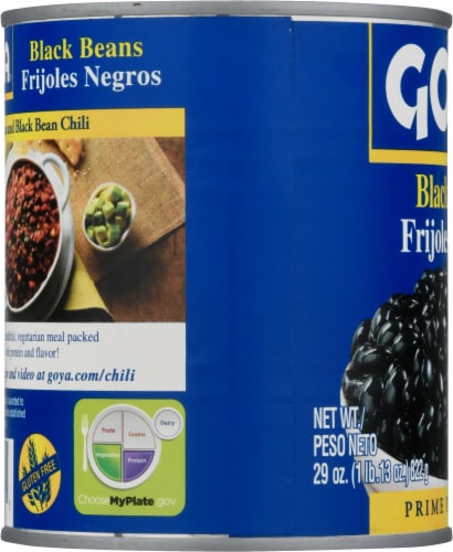 Goya Black Beans Perspective: left