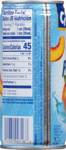 Goya Diet Peach Nectar Perspective: left