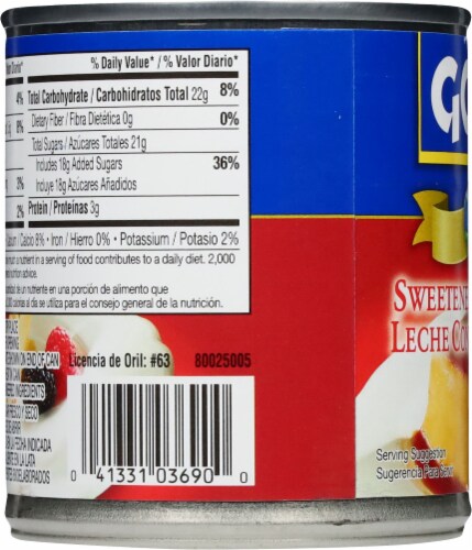 Goya® Sweetened Condensed Milk Perspective: left