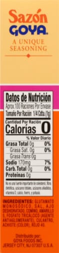 Goya® Sazon Coriander & Annatto Seasoning Perspective: left