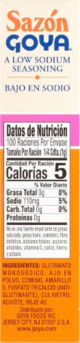 Goya Sazon Con Culantro & Achiote Perspective: left