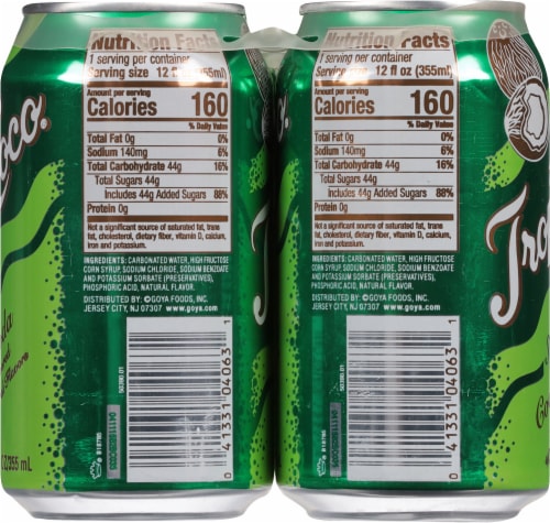 Tropi-Coco Sparkling Coconut Soda Perspective: left