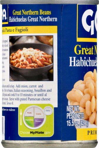 Goya Great Northern Beans Perspective: left
