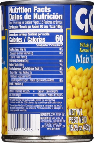 Goya® Whole Kernel Golden Corn Perspective: left
