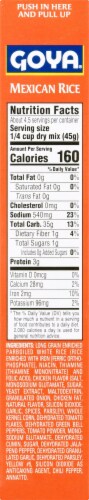 Goya® Mexican Rice Mix Perspective: left