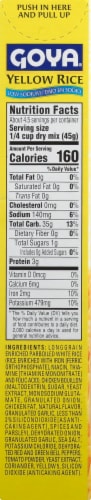 Goya Low Sodium Yellow Rice Perspective: left