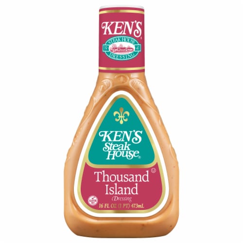 Ken's Steak House Thousand Island Salad Dressing Perspective: left