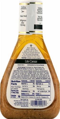 Ken's Steak House® Light Caesar Salad Dressing & Marinade Perspective: left